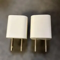 【やっちゃん様専用】USB充電器 2ポート ホワイト　2個セット