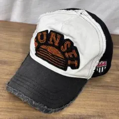 【YOSHINORI KOTAKE】SUNSETビーズ刺繍ダメージ加工キャップのサムネイル