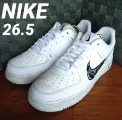 NIKEナイキエアフォース１Low スケッチ ホワイトブラック26.5cm