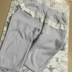 100サイズ　フリル付き水色ボトムス