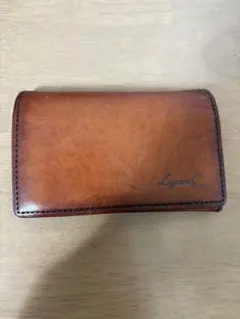 Lugard 青木鞄 レザー カードケース ブラウン