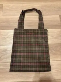 BEAUTY&YOUTH チェック柄 トートバッグ