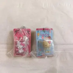 ハローキティパッケージミニチュアコレクション 日焼けキティ・チャーミーキティ