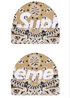 Supreme Bandana Big Logo Beanie