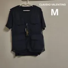 CLAUDIO VALENTINO メッシュベスト&Tシャツ セット