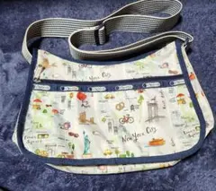極美品・限定】 LeSportsac 東京MAP柄 ジップ ショルダーバッグ - メルカリ