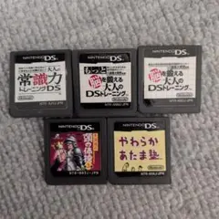 ニンテンドーDS ソフト 5本セット 脳トレ 常識力 やわらかあたま塾