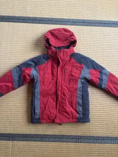 L.L.Bean フード付きジャケット L6X/7 赤/灰色