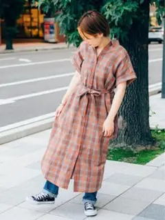 bulle de savon フレンチリネン セーラーカラーワンピース - メルカリ