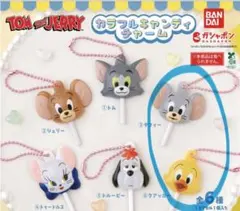 【匿名配送】トムとジェリー カラフルキャンディチャーム 2種セット