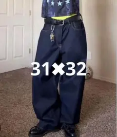 GAP　31×32　スーパーバギーデニム　ダークリンス　ジーンズ ギャップ
