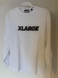 XLARGE ホワイト ロゴプリント Tシャツ M