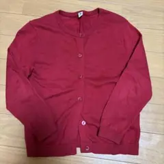 カーディガン 赤