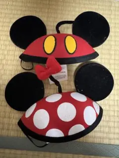 上海ディズニーランド　ミッキー＆ミニーマウス　イヤーハット子供用　日本未入荷