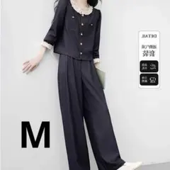 ロングセットアップ❤️レースシンプル女子会お出かけコーデに最適