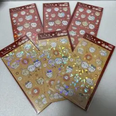 ちいかわ　キラキラシール 　2種各3枚セット　キャンドゥ