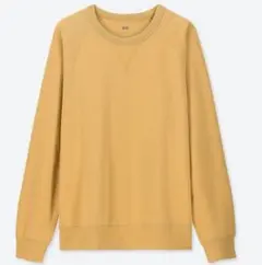 【 新品 タグ付 】 UNIQLO ユニクロ スウェットシャツ イエローのサムネイル