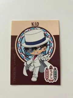 名探偵コナン コナンカフェ 2026 ナゾトキクリア特典 ステッカー 怪盗キッド