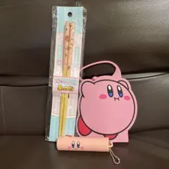 星のカービィ　3点セット　爪切り　箸　アルコールジェルホルダー