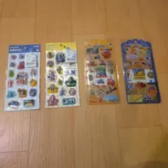 ポップデコパーティー　ドロップジュエリーシール　スンスン 4パックセット