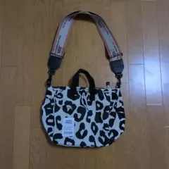 【JaVa】レオパード柄 ショルダーバック ジャバコラボ 2way巾着