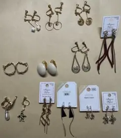 イヤリング 11点セット ＋ 片耳イヤリング 2点