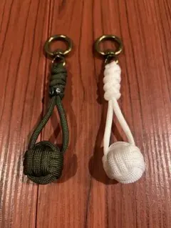 キーホルダー鈴入り　パラコード　2個セット