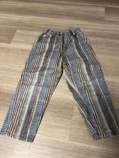 【キッズ】ストライプ ロングパンツ