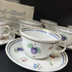 ☆洋3 リチャードジノリ　カップ&ソーサー6客　箱付　東Y8-0316①