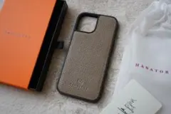 HANATORA ベージュ レザー iPhone15 iPhoneケース