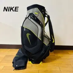 NIKE ナイキ ゴルフ キャディバッグ ブラック フード付き 多収納6分割