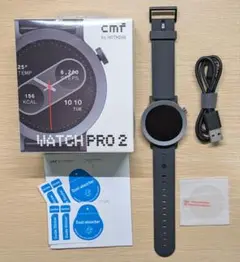 【匿名即日配送】CMF by Nothing Watch Pro 2ダークグレー