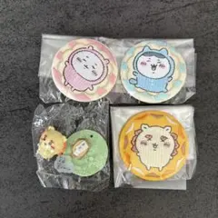 ちいかわ　缶バッチ&フィギュアセット