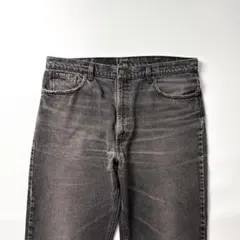 リーバイス 550 ブラックデニム 鬼ヒゲ W40 L32 ビッグサイズ