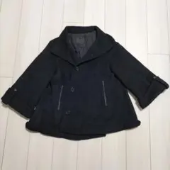 【UNTITLED】コート ブラック