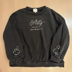 メゾピアノ　Miffy ブラック トレーナー 140cm