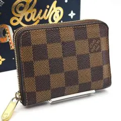 最高峰品⭐️ルイヴィトン ダミエ ジッピー コインケース N63070 エベヌ