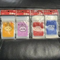 ちいかわ　B8ジッパー袋12P　ハチワレ　うさぎ　モモンガ　4点セット