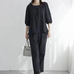未使用品！ブギウギの抜け感ブラックサロペット ✩ オールインワン✩М 