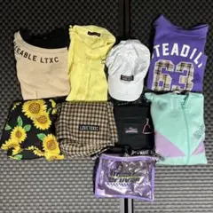 (Bセット)150cm160cm子供服人気アイテムキッズファッション9点