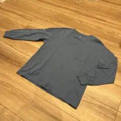 GU KIDSロングTシャツ 青みの入ったグレーのサムネイル
