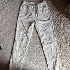 無印良品　コーデュロイイージーパンツ　婦人M オフ白
