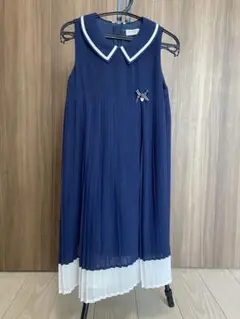 KUYEEBEAR ネイビー ワンピース 130