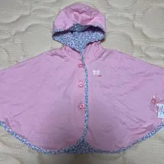 値下げ‼️ミキハウス ポンチョ ケープ　新品　70-90サイズ