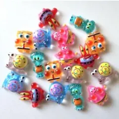 ネイルパーツ 18個セット スポンジボブ デコパーツ