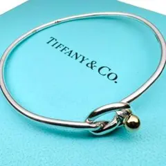 【極美品】TIFFANY ブレスレット バングル コンビ 925 750 ノットのサムネイル