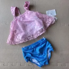 新品未使用タグ付き！セパレートタイプ水着80cm女の子ビキニ