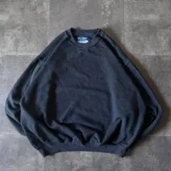 00s RUSSELL ATHLETIC スウェット 無地 灰 4XL A446