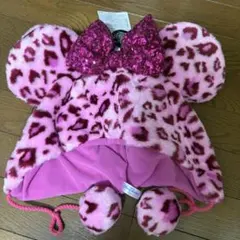 ディズニー ヒョウ柄 レオパード ファンキャップ ピンク