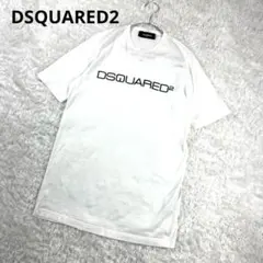 ディースクエアード 定番ロゴ 半袖 Tシャツ Sサイズ 薄手 夏服 ホワイト 白のサムネイル